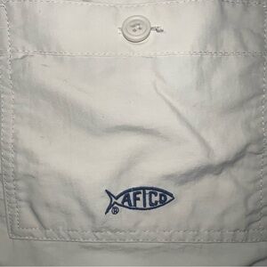Aftco Cargo Shorts UPF50 Men 38 M01 Beige Packable Outdoor Fishing